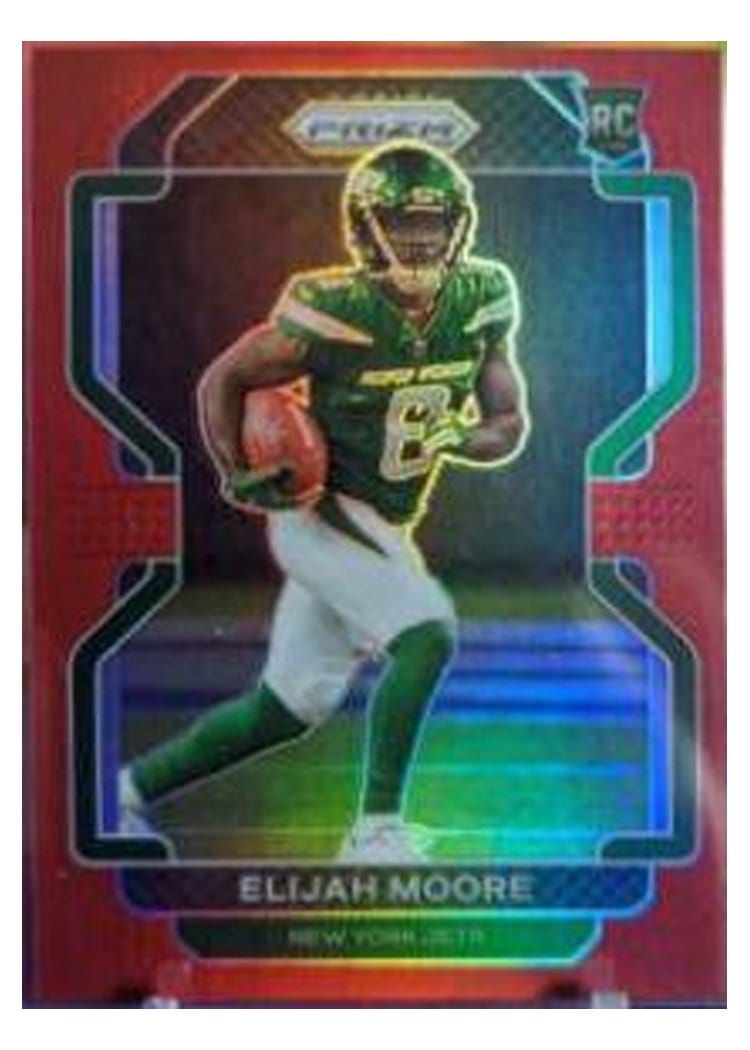 2021 Panini Prizm Base Set Elijah Moore #346 card