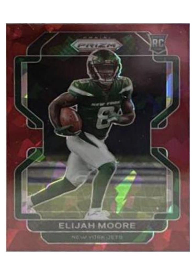 2021 Panini Prizm Base Set Elijah Moore #346 card