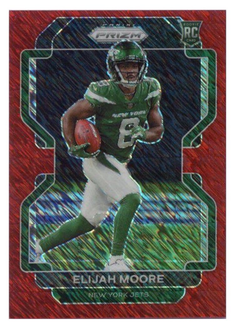 2021 Panini Prizm Base Set Elijah Moore #346 card