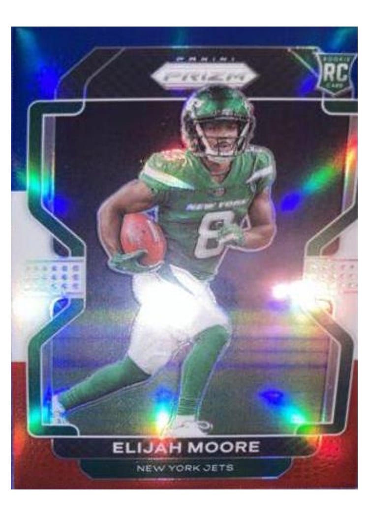 2021 Panini Prizm Base Set Elijah Moore #346 card