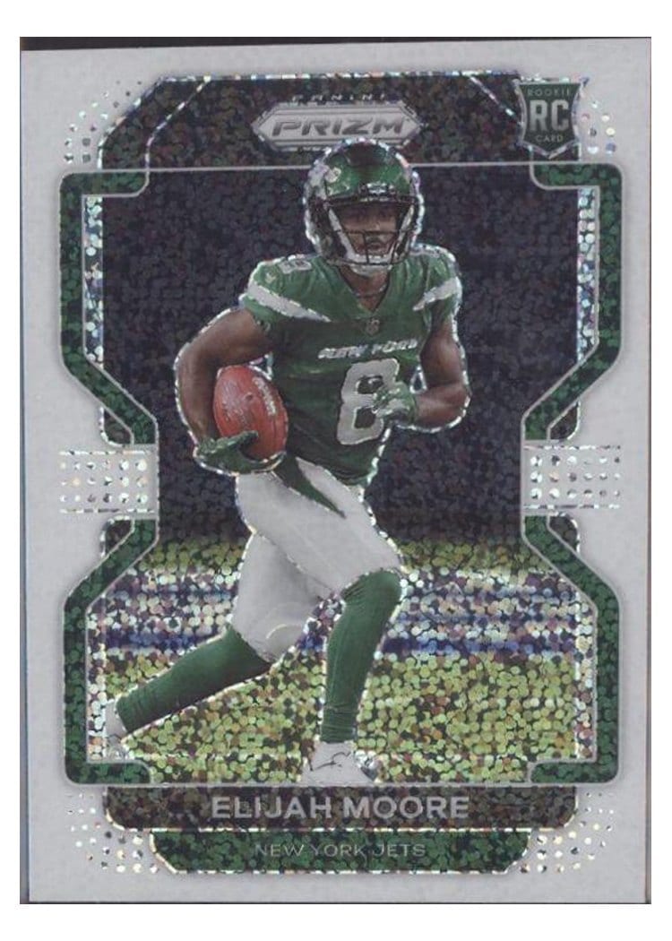2021 Panini Prizm Base Set Elijah Moore #346 card