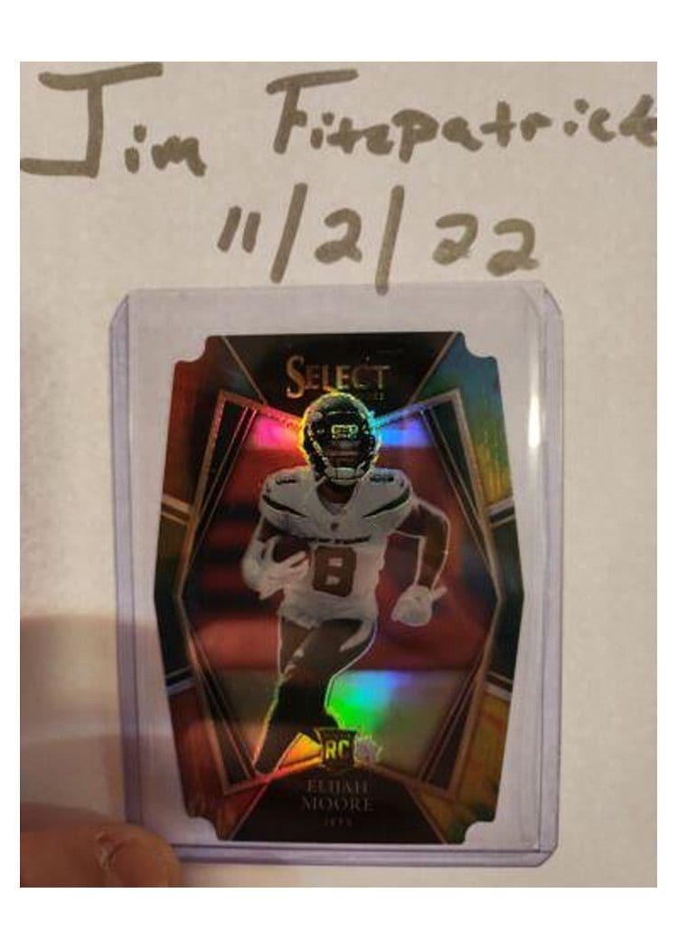 2021 Panini Select Base Set Elijah Moore #156 card