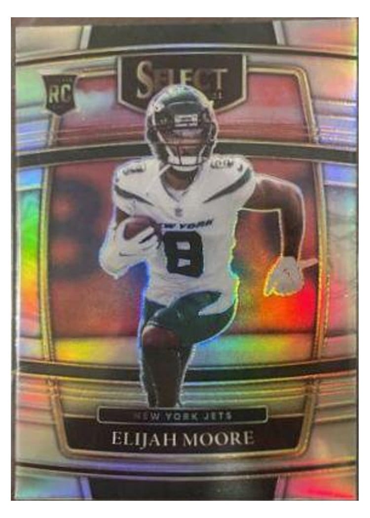 2021 Panini Select Base Set Elijah Moore Silver #56 card