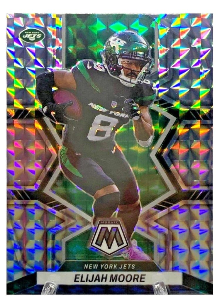 2022 Panini Mosaic Base Set Elijah Moore #153 card