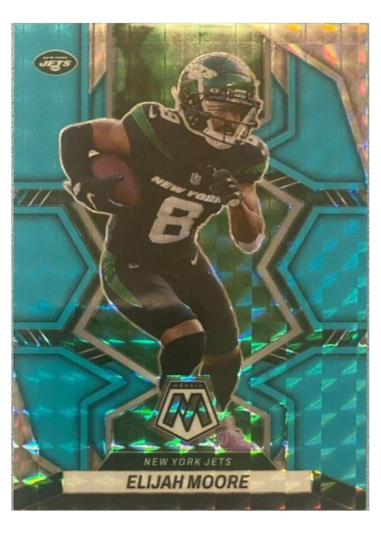 2022 Panini Mosaic Base Set Elijah Moore #153 card