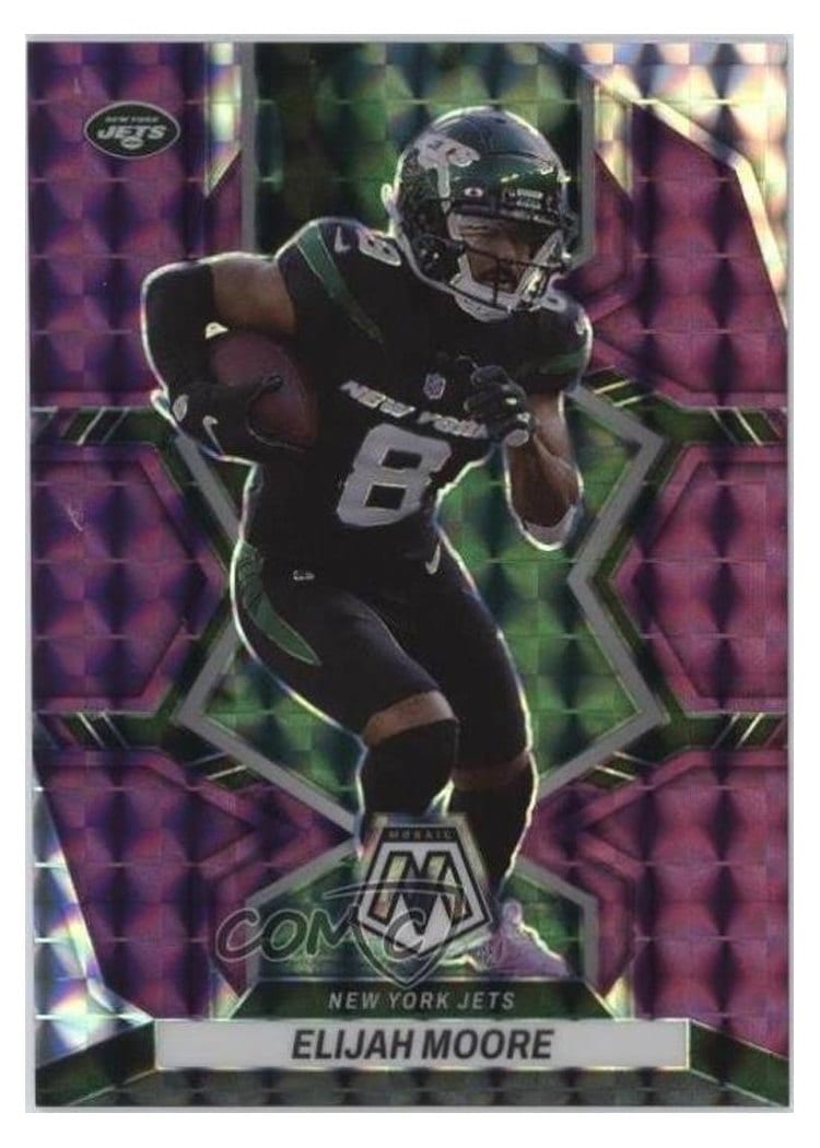 2022 Panini Mosaic Base Set Elijah Moore #153 card