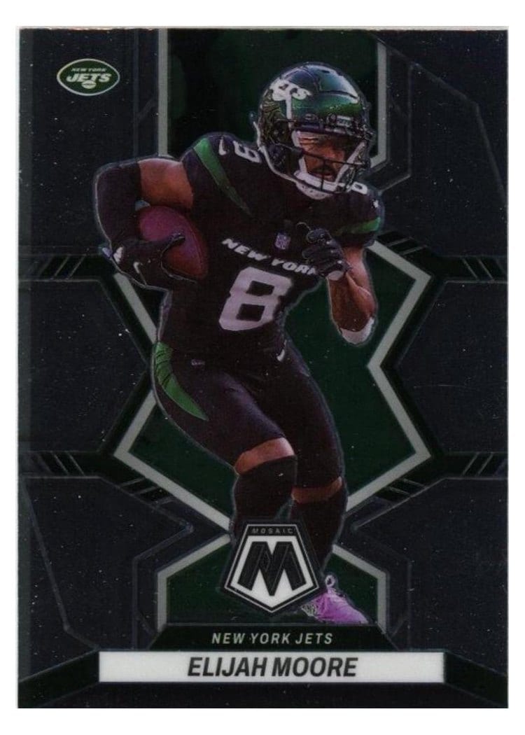 2022 Panini Mosaic Base Set Elijah Moore #153 card