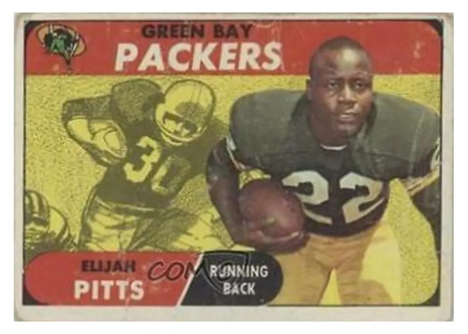 1968 Topps Elijah Pitts #79 card