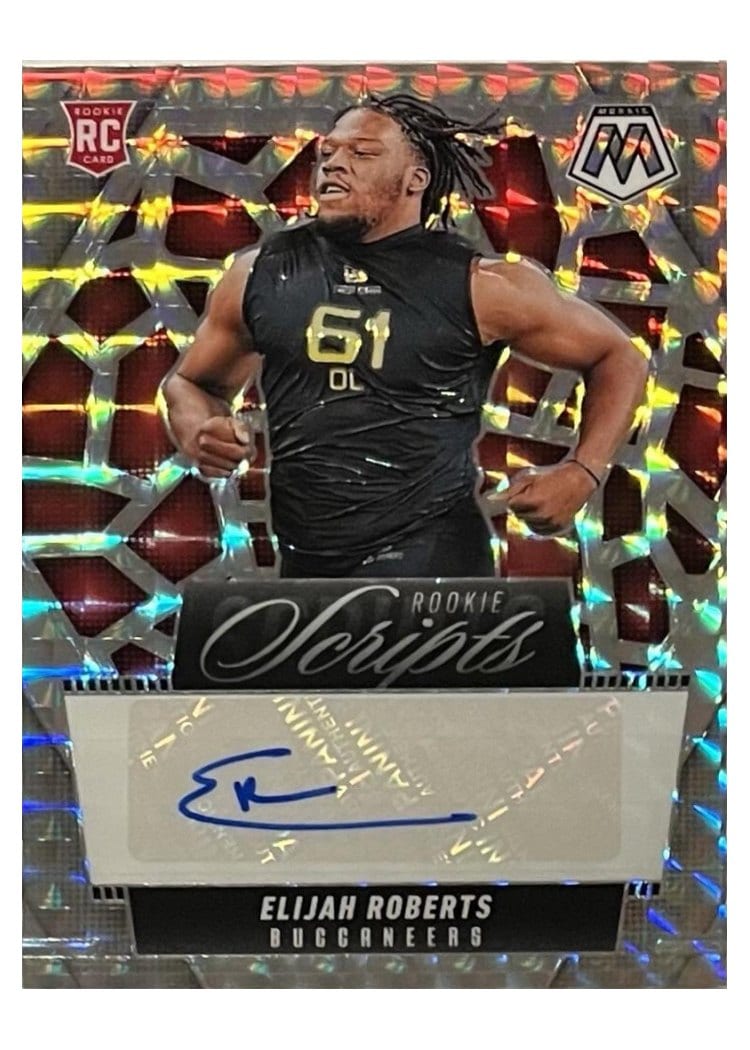 2025 Panini Mosaic Rookie Scripts Elijah Roberts #RS-ERS card
