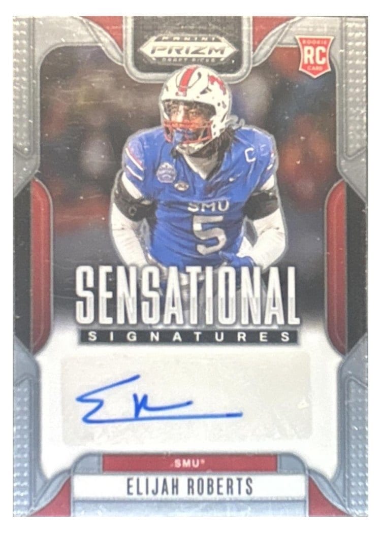 2025 Panini Prizm Draft Picks Sensational Signatures Elijah Roberts #11 card
