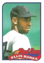 1989 Topps Base Set Ellis Burks #785 card