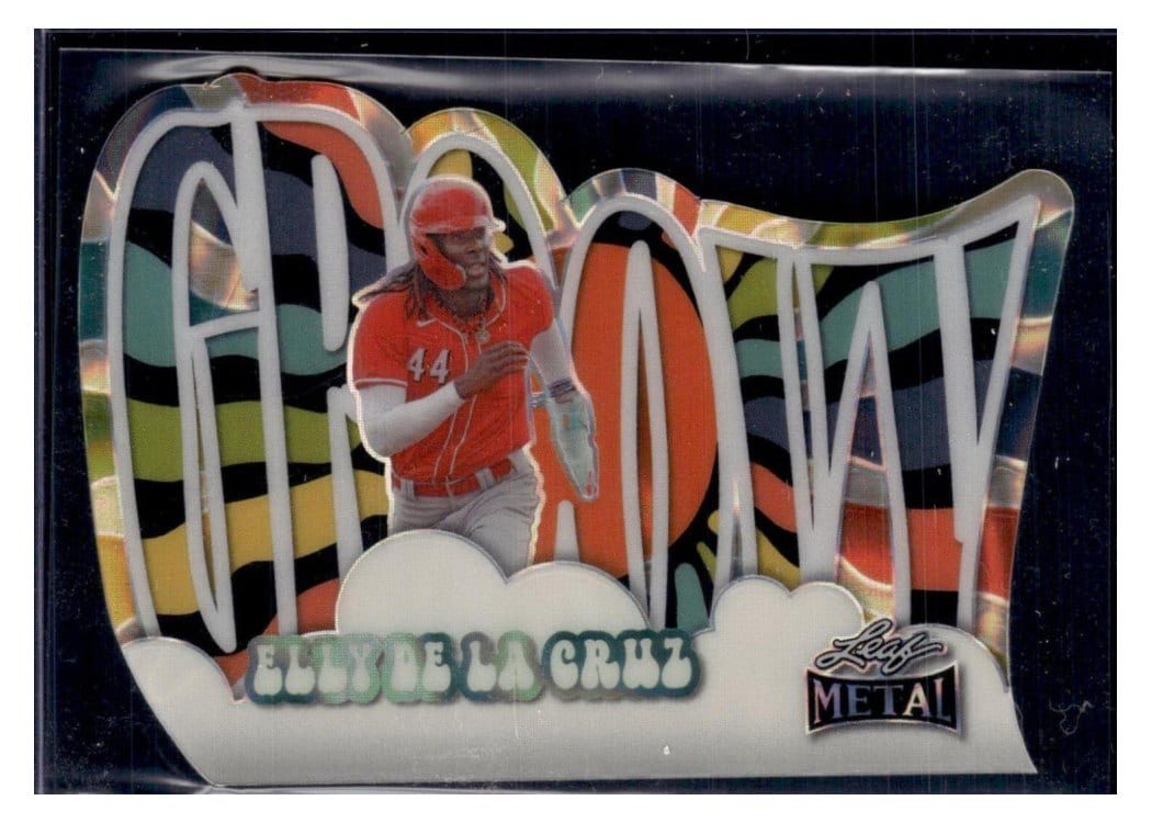 2024 Leaf Metal Groovy Elly De La Cruz #G-3 card