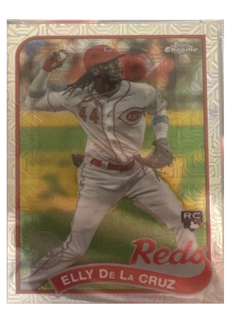 2024 Topps 1989 Topps Baseball 35th Anniversary Chrome (Series One) Elly De La Cruz #T89C-83 card