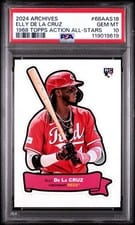 2024 Topps Archives 1968 Topps Action All-Stars Elly De La Cruz #68AAS-18 card
