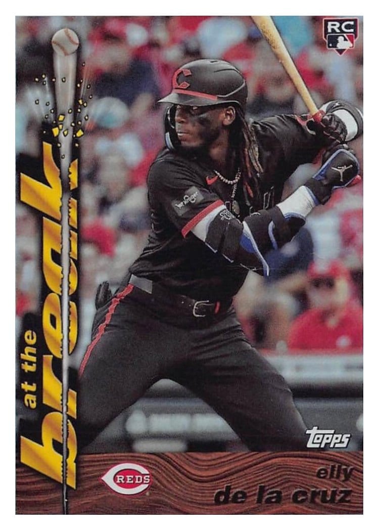 2024 Topps Archives 1995 Topps Traded & Rookies At the Break Elly De La Cruz #95ATB-3 card