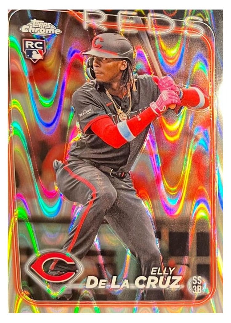 2024 Topps Chrome Elly De La Cruz #44 card