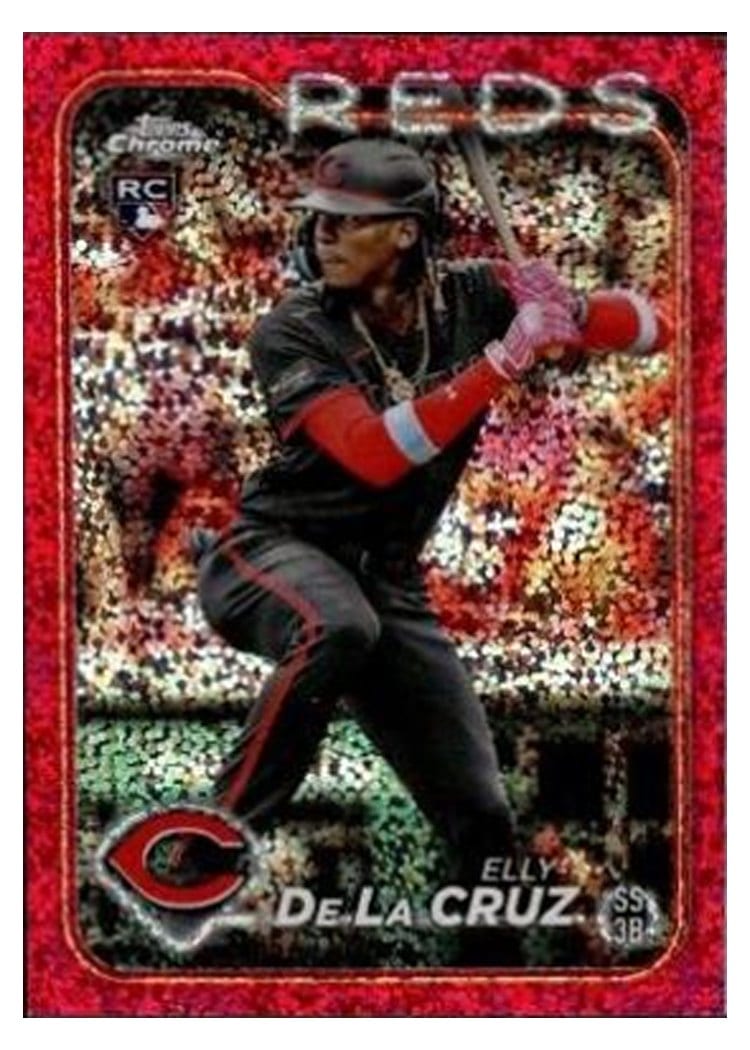 2024 Topps Chrome Elly De La Cruz #44 card