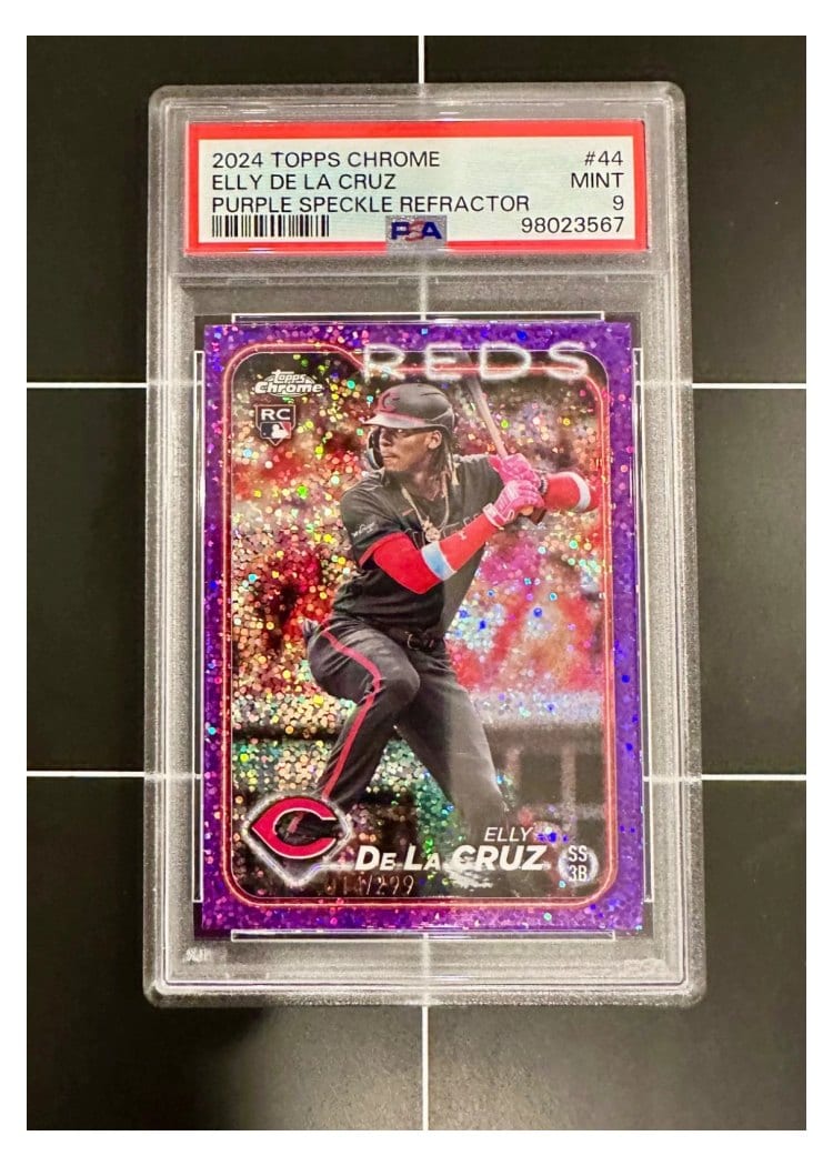 2024 Topps Chrome Elly De La Cruz #44 card