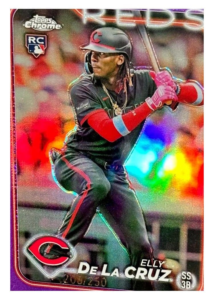 2024 Topps Chrome Elly De La Cruz #44 card