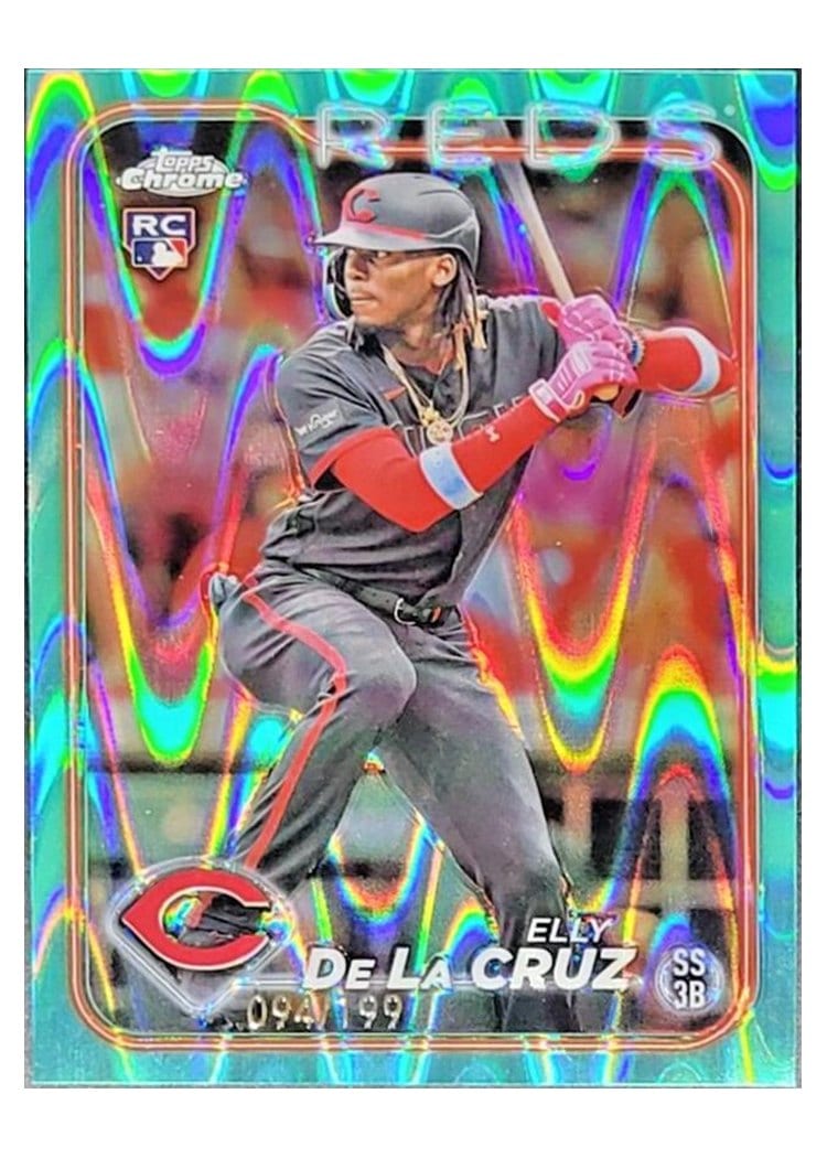 2024 Topps Chrome Elly De La Cruz #44 card
