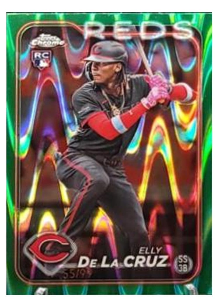 2024 Topps Chrome Elly De La Cruz #44 card