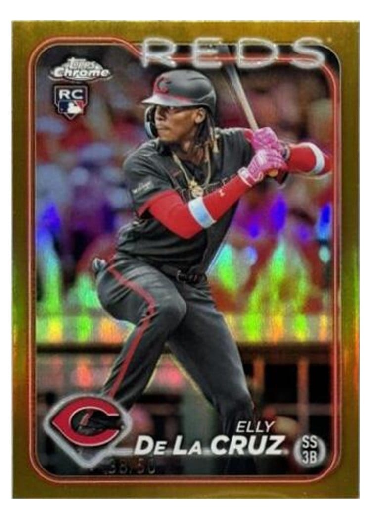 2024 Topps Chrome Elly De La Cruz #44 card