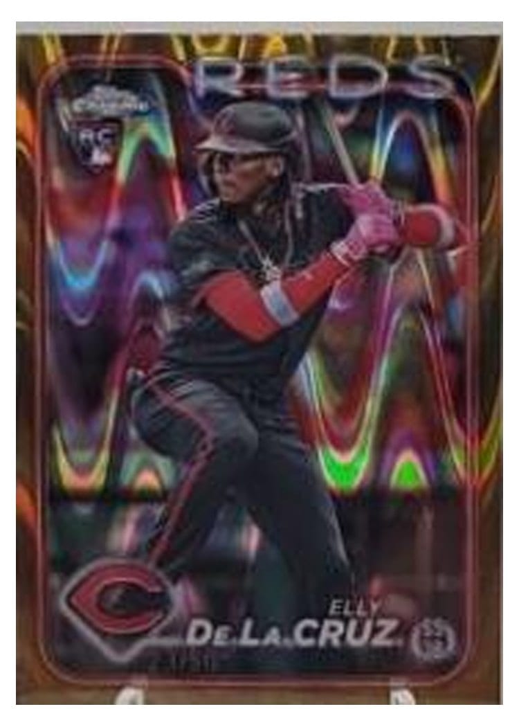 2024 Topps Chrome Elly De La Cruz #44 card