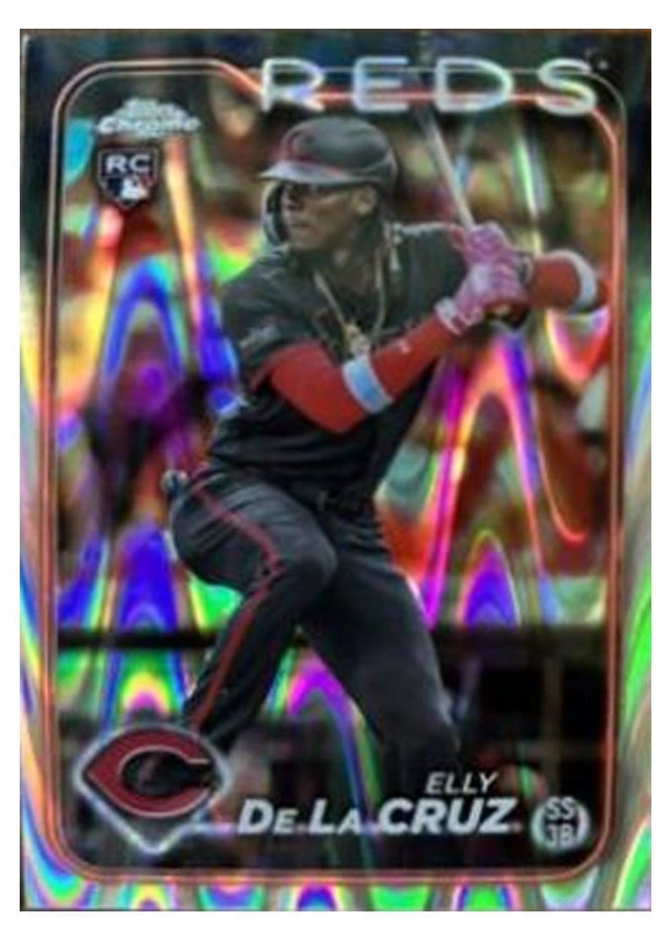 2024 Topps Chrome Elly De La Cruz #44 card