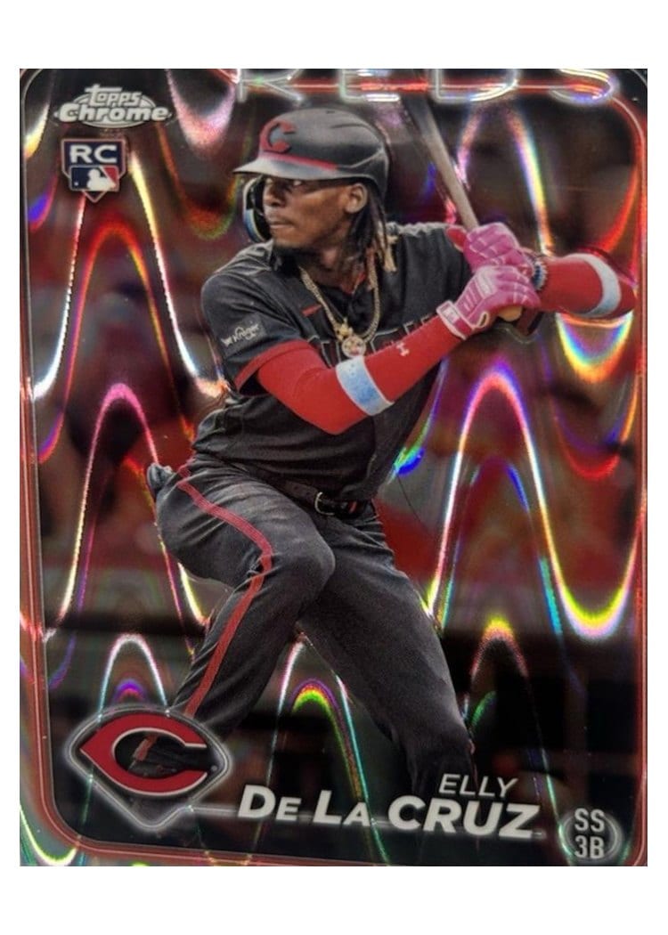 2024 Topps Chrome Elly De La Cruz #44 card