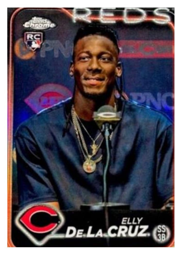 2024 Topps Chrome Elly De La Cruz #44 card