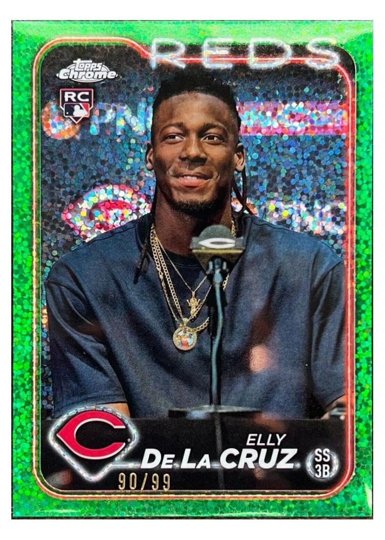 2024 Topps Chrome Elly De La Cruz #44 card