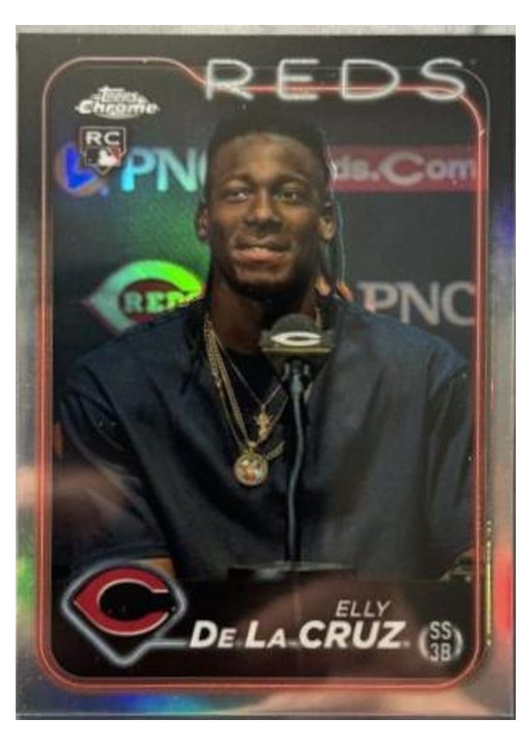 2024 Topps Chrome Elly De La Cruz #44 card