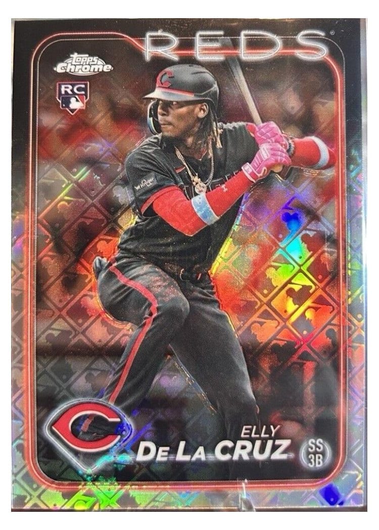 2024 Topps Chrome Elly De La Cruz #44 card