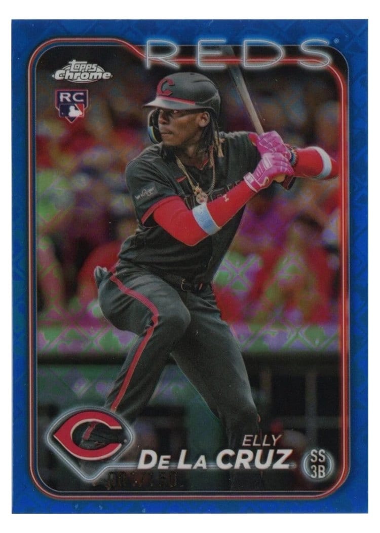 2024 Topps Chrome Elly De La Cruz #44 card