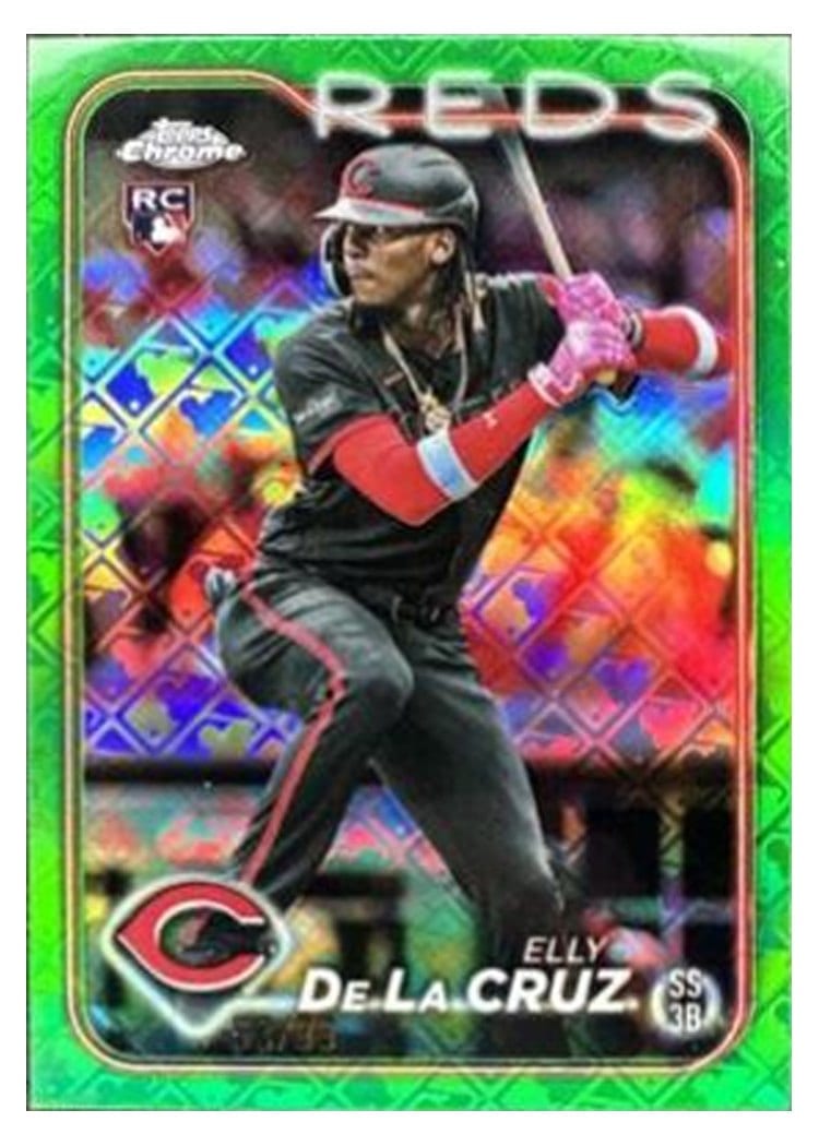 2024 Topps Chrome Elly De La Cruz #44 card