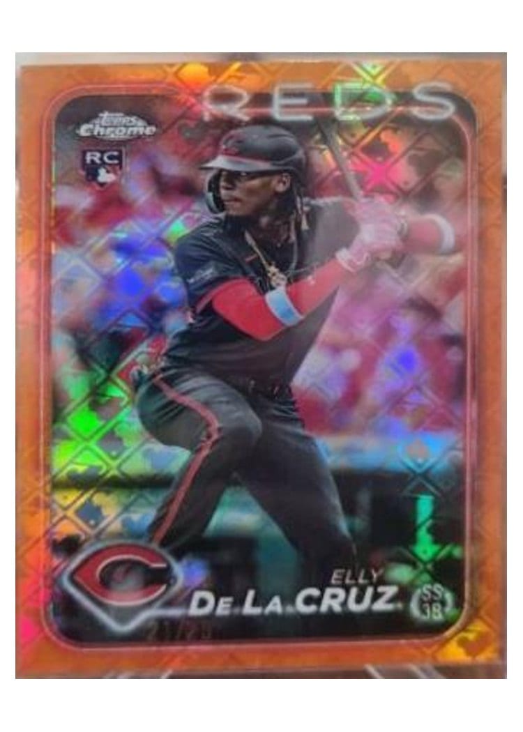 2024 Topps Chrome Elly De La Cruz #44 card