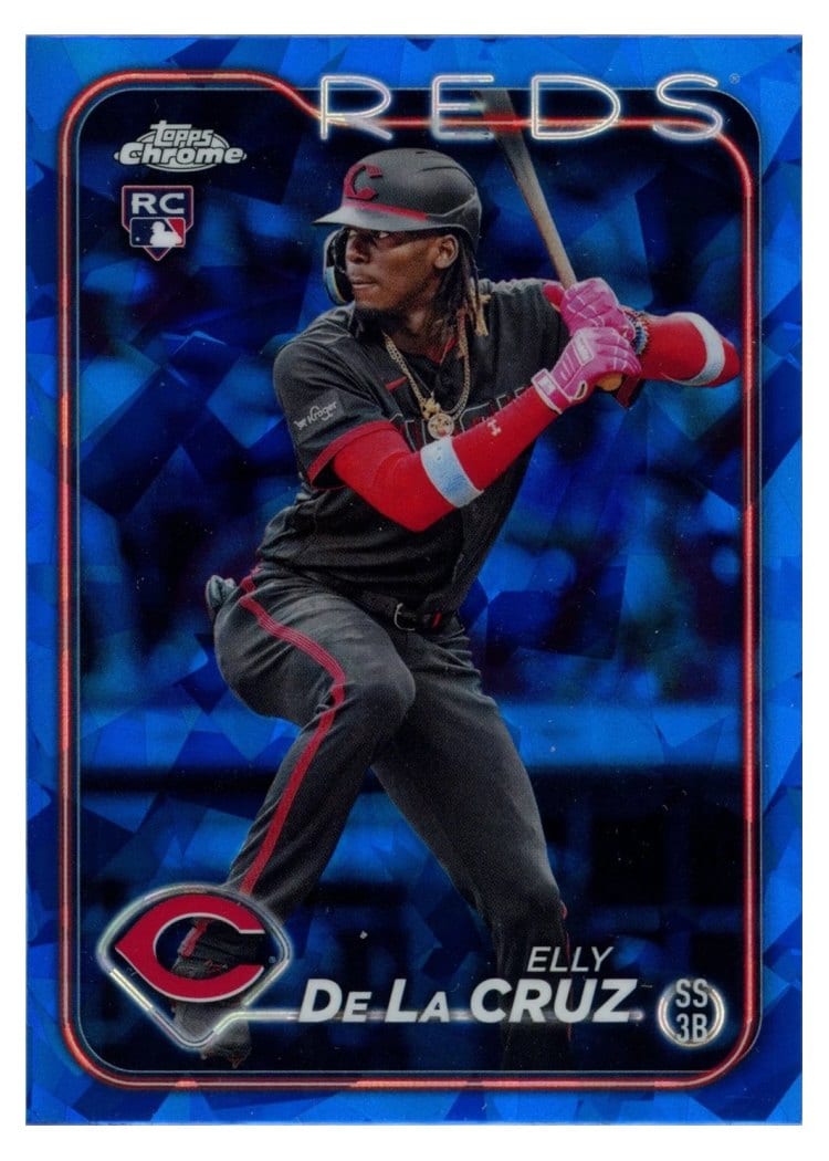 2024 Topps Chrome Sapphire Edition Base Set Elly De La Cruz #141 card