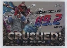 2024 Topps Chrome Update Crushed! Elly De La Cruz #CR-8 card