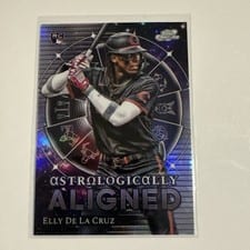 2024 Topps Cosmic Chrome Astrologically Aligned Elly De La Cruz #AA-25 card