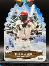 2024 Topps Holiday Evergreen Die Cuts Elly De La Cruz #EG-4 card
