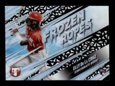 2024 Topps Pristine Frozen Ropes Elly De La Cruz #FR-1 card