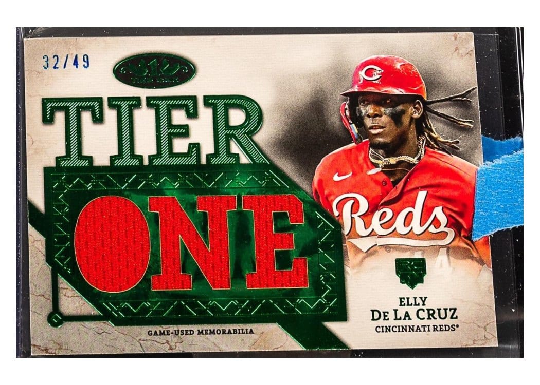2024 Topps Tier One Die-Cut Relics Elly De La Cruz #T1RD-ED card