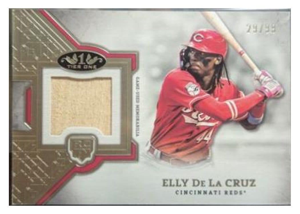 2024 Topps Tier One Rookie Relics Elly De La Cruz #RR-ED card