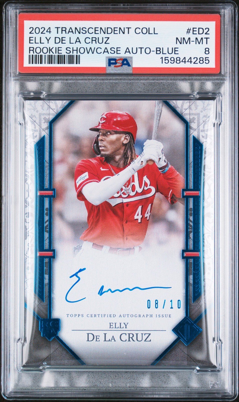 Elly De La Cruz 2024 Topps Transcendent Collection Rookie Showcase Autographs card