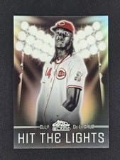 2025 Topps Chrome Black Hit the Lights Elly De La Cruz #HTL-8