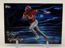 2025 Topps X Bob Ross: The Joy of Baseball Art of Stealing Elly De La Cruz #AOS-1