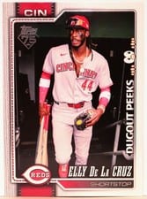 2026 Topps Dugout Peeks Elly De La Cruz #150 card