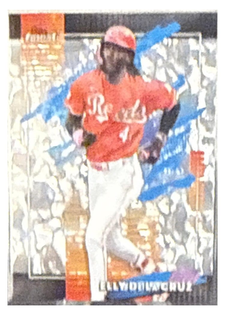 2026 Topps Finest Elly De La Cruz Molten Mercury Refractor #162 card