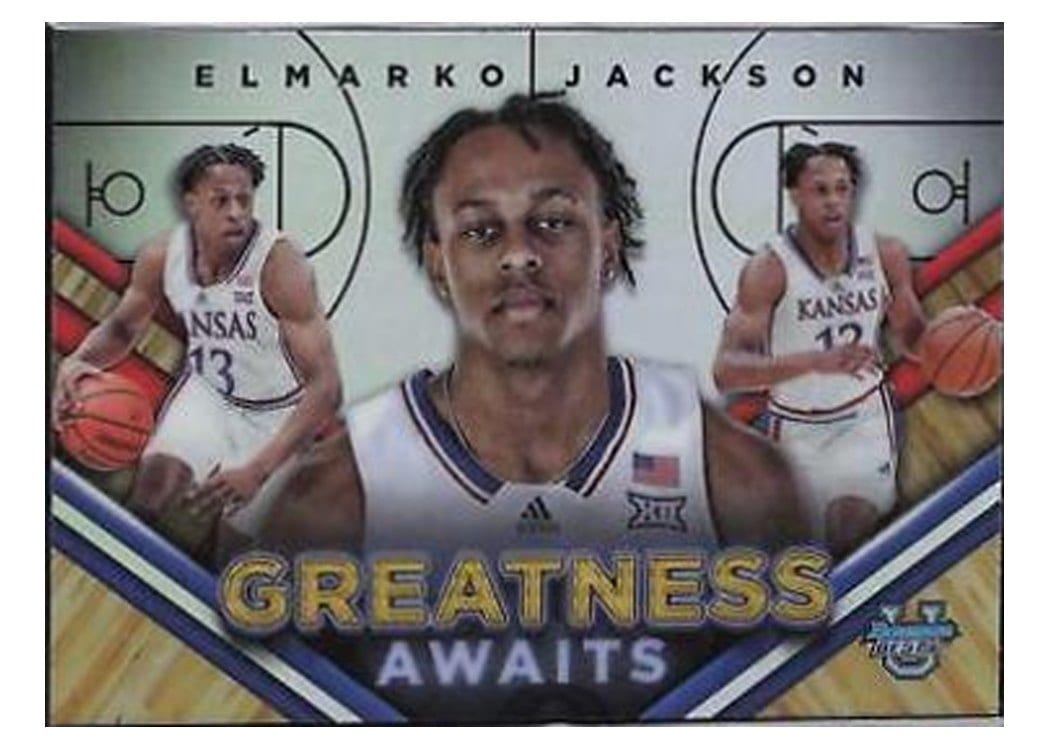 2023-24 Bowman University Best Greatness Awaits Elmarko Jackson #GA-7 card
