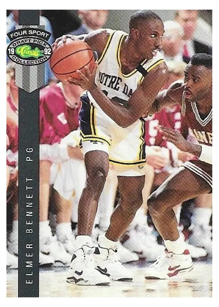 1992 Classic 4 Sport Elmer Bennett #62 card
